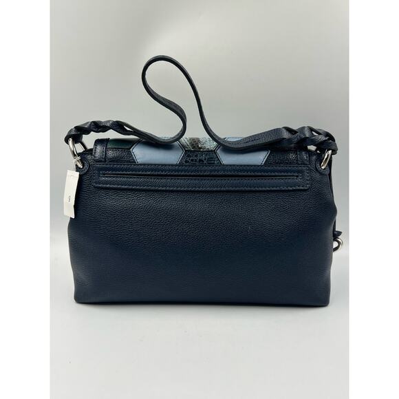 Brighton Meadow Off The Grid Front Flap Organizer Handbag Blue NWT - Picture 4 of 7